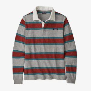 EUC Patagonia Striped Rugby Shirt w Collar